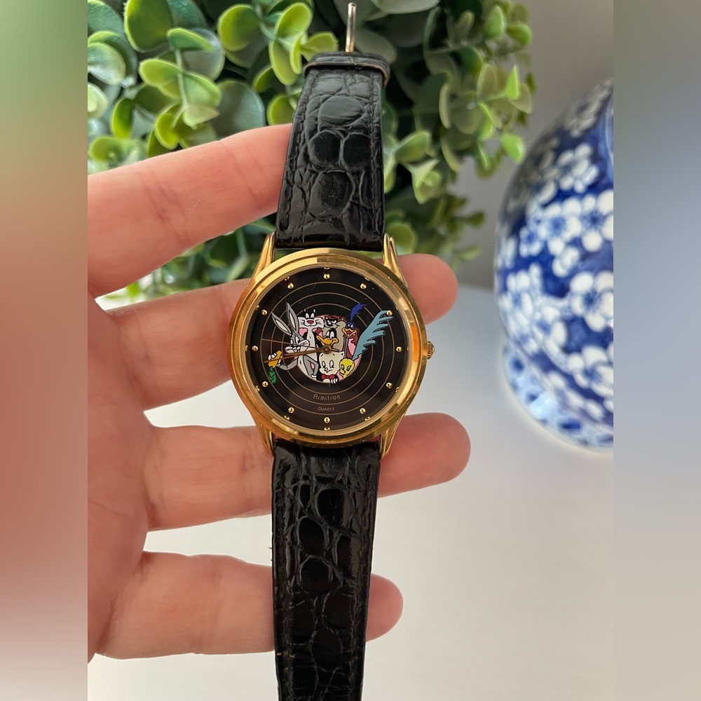 Vintage 1992 Armitron Collectibles Looney Tunes Whole Gang Watch RARE